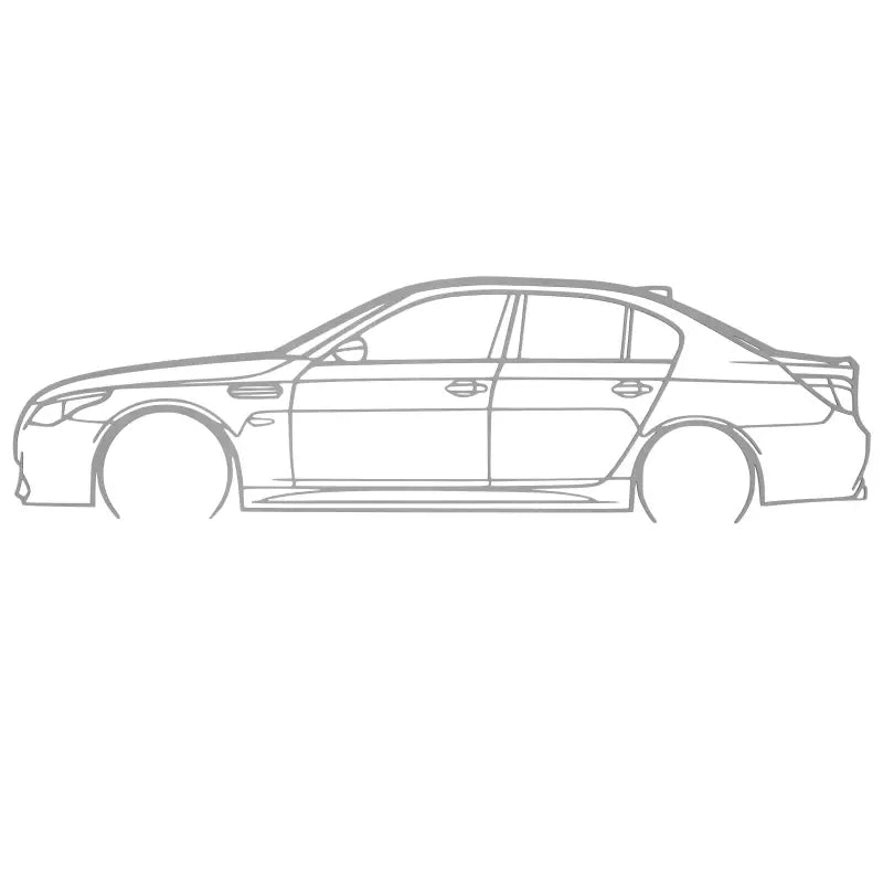 Dekoracja Ścienna - BMW M5 E60 - Biały